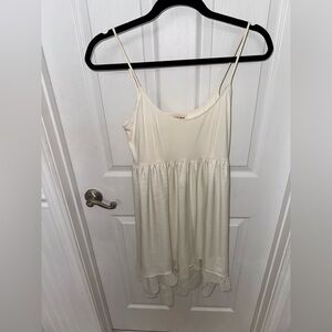 Cream mini dress